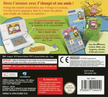 Nouvelles Aventures de T'choupi et Ses Amis, Les (France) box cover back